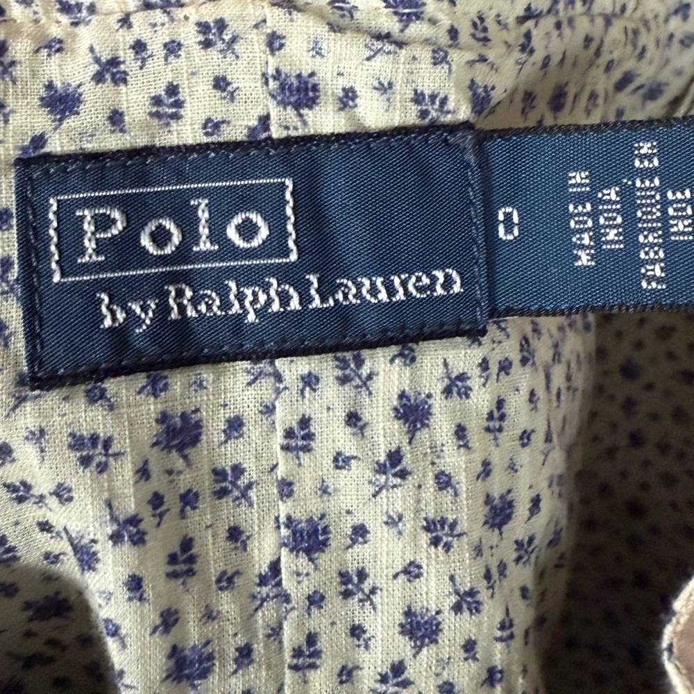 Polo Ralph Lauren quilted floral patchwork 100% cotton corset bustier - Picture 11 of 16